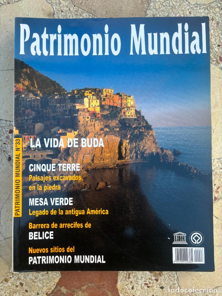 Coleccionismo de Revistas y Peri&oacute;dicos: PATRIMONIO MUNDIAL N&ordm; 33. LA VIDA DE BUDA. MESA VERDE. CINQUE TERRE. BARRERA DE ARRECIFE DE BELICE.