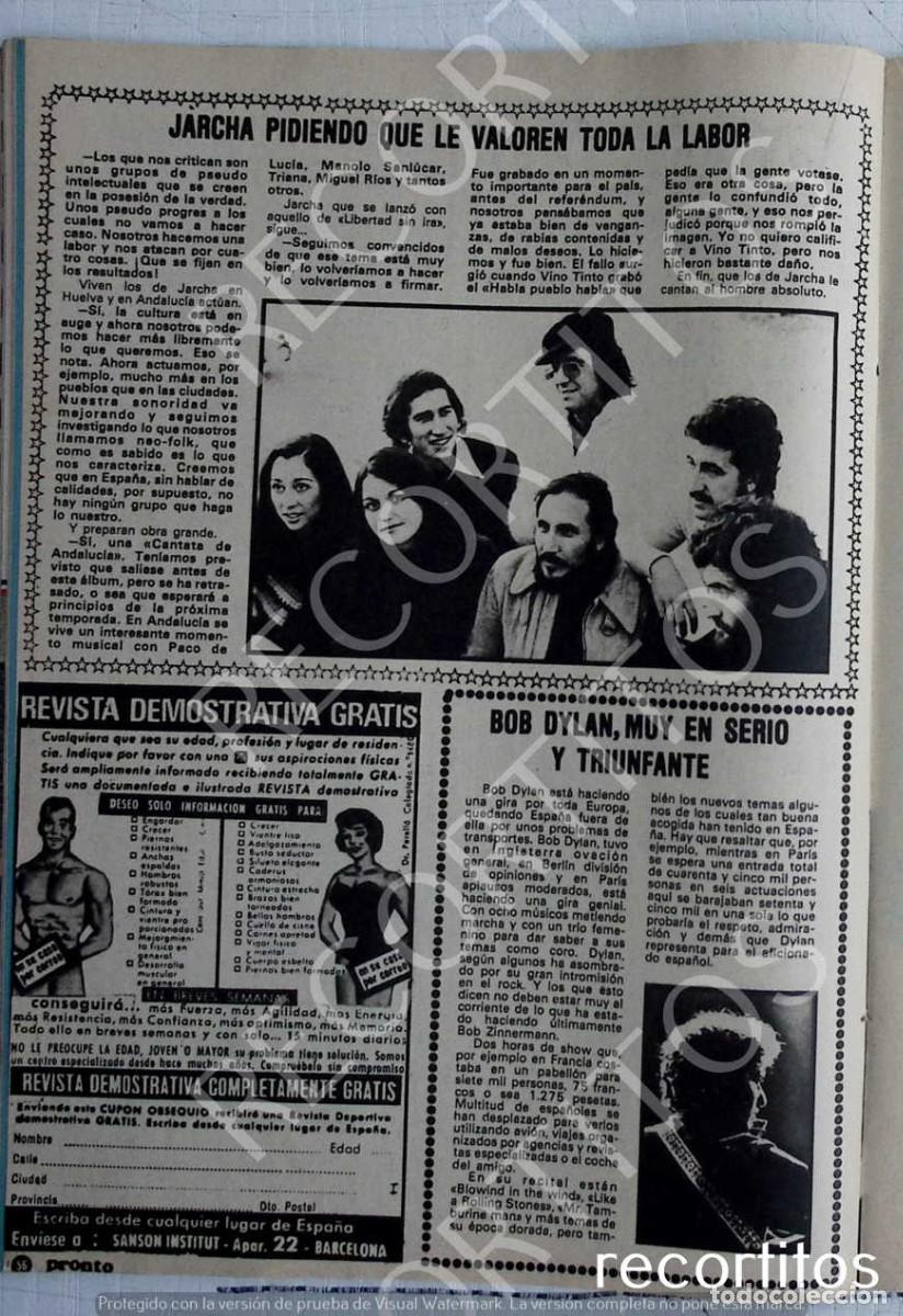 Coleccionismo de Revistas y Peri&oacute;dicos: JARCHA BOB DYLAN