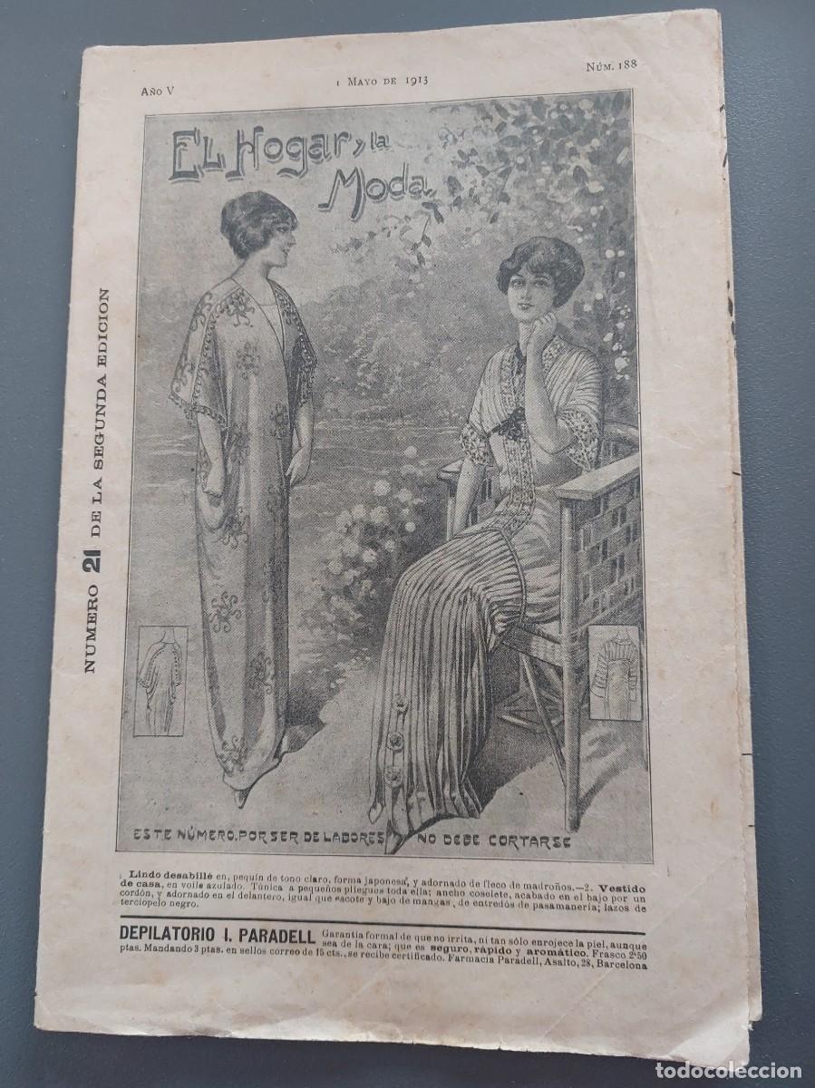 Coleccionismo de Revistas y Peri&oacute;dicos: El hogar y la moda - Mayo de 1913