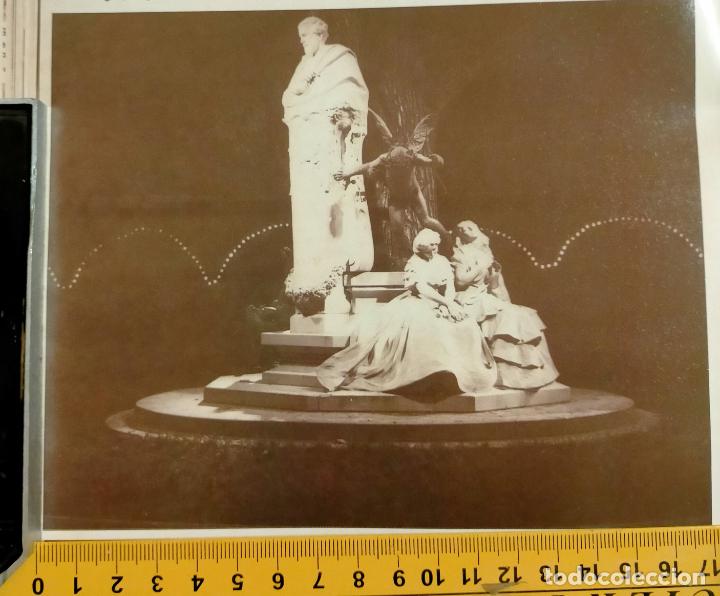 Coleccionismo de Revistas y Peri&oacute;dicos: antiguo recorte informacion grafica : sevilla MONUMENTO GUSTAVO ADOLFO BECQUER 1929 MARIA LUISA PARQ