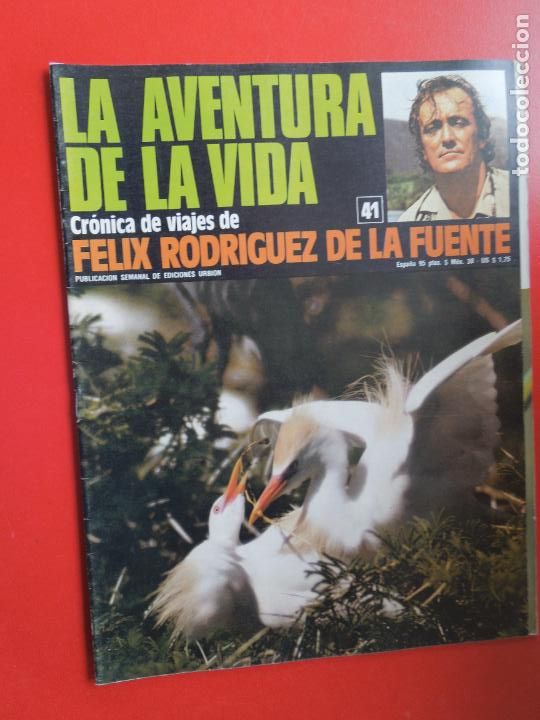 Coleccionismo de Revistas y Peri&oacute;dicos: LA AVENTURA DE LA VIDA - FELIX RODRIGUEZ DE LA FUENTE N&ordm; 41