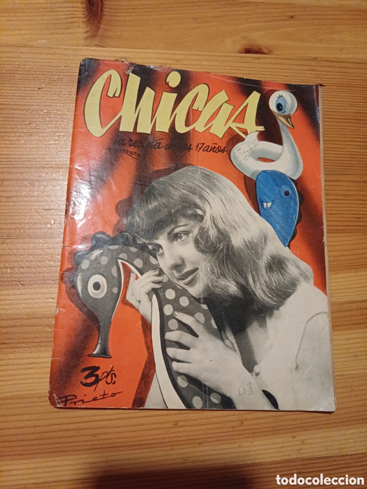 Coleccionismo de Revistas y Peri&oacute;dicos: Revista Chicas 2a &eacute;poca n&deg; 63 1951 moda publicidad actualidad Carmen Sevilla Cuba