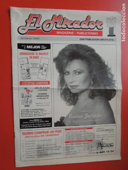 Coleccionismo de Revistas y Peri&oacute;dicos: EL MIRADOR , MAGAZINE PUBLICITARIO MARZO 1992 - ENTREVISTA A ROCIO JURADO
