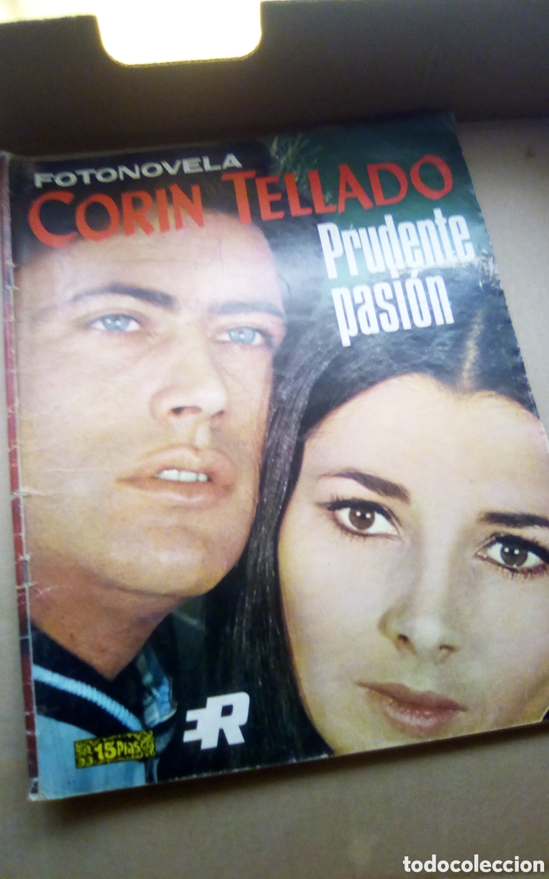 Coleccionismo de Revistas y Peri&oacute;dicos: Novela Corin Tellado, n 94. Prudente pasi&oacute;n, con Ver&oacute;nica Llimera y J. M. Solano. E. Rollan, 1969.