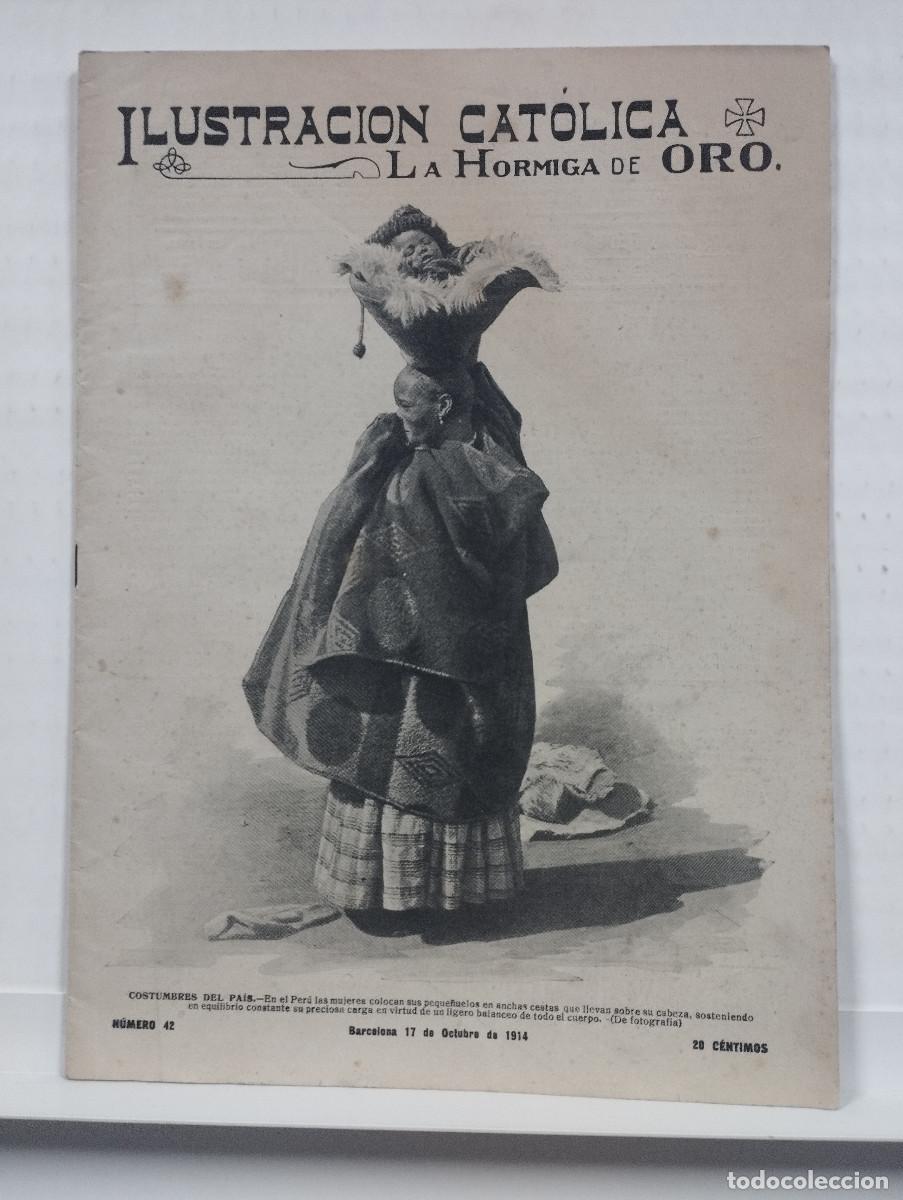 Coleccionismo de revistas y peri&oacute;dicos: LA HORMIGA DE ORO A&Ntilde;O 1914 N&ordm;42 TARRASA PAMPLONA MADRID AMBERES