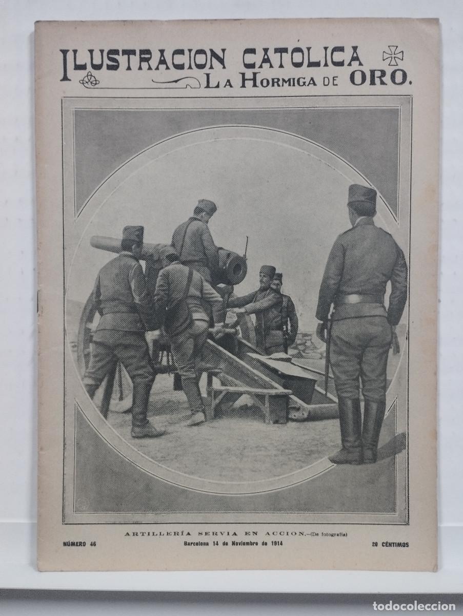 Coleccionismo de revistas y peri&oacute;dicos: LA HORMIGA DE ORO A&Ntilde;O 1914 N&ordm;46 CESTONA GUIPUZCOA BARCELONA MANIFESTACION AYTO., LIEJA