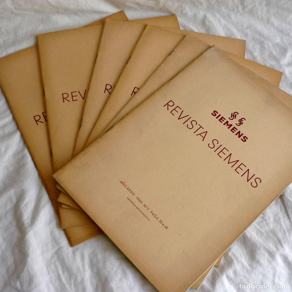 Coleccionismo de revistas y peri&oacute;dicos: 6 revistas Siemens 1960 n&ordm;s: 2-4-5-6-8-9
