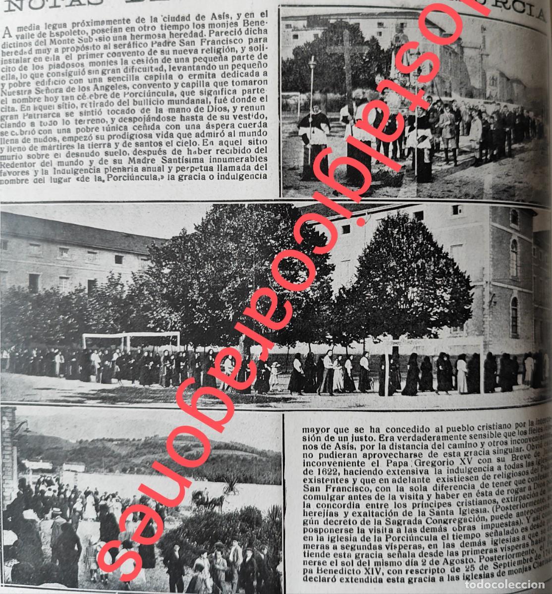 Collection Magazines and Newspapers: Lecaroz procesi&oacute;n , Murcia Santuario Fuensanta foto revista principio siglo XX 191Q