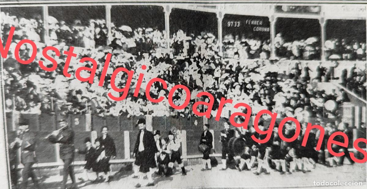 Sammeln von Zeitschriften und Zeitungen: Plaza toros Coru&ntilde;a Cantigas y Aturusos de Lugo foto revista pri siglo XX 191Q