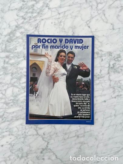 Coleccionismo de Revistas y Peri&oacute;dicos: REPORTAJE - BODA DE ROCIO CARRASCO Y ANTONIO DAVID FLORES - 1996