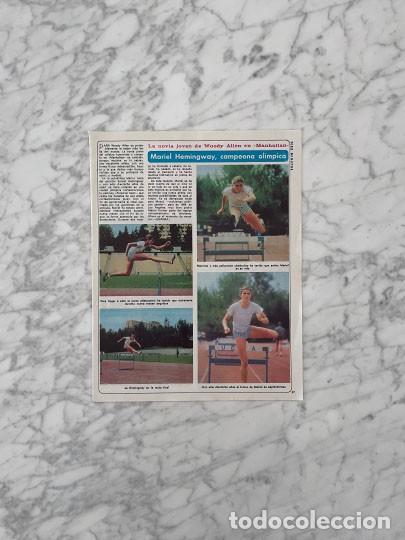 Coleccionismo de Revistas y Peri&oacute;dicos: REPORTAJE - MARIEL HEMINGWAY - 1980