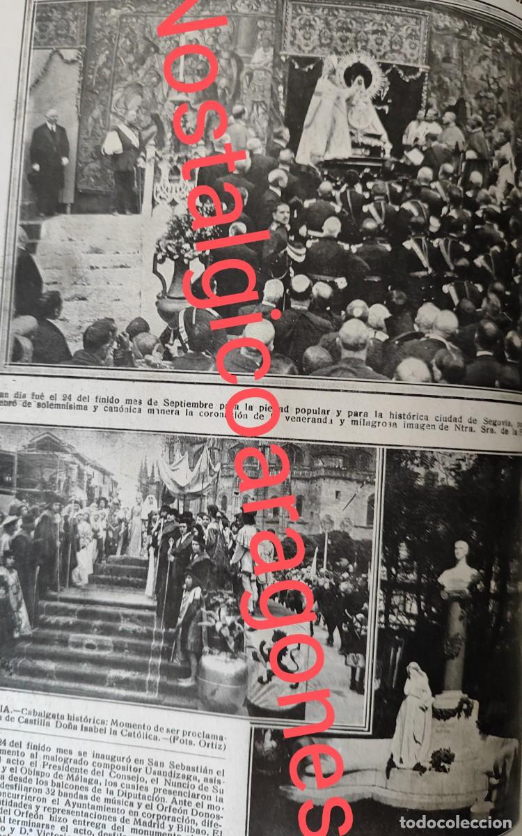 Sammeln von Zeitschriften und Zeitungen: Segovia coronaci&oacute;n Virgen Fuencisla, cabalgata historica,fiesta poesiafoto revista pri siglo XX 191Q