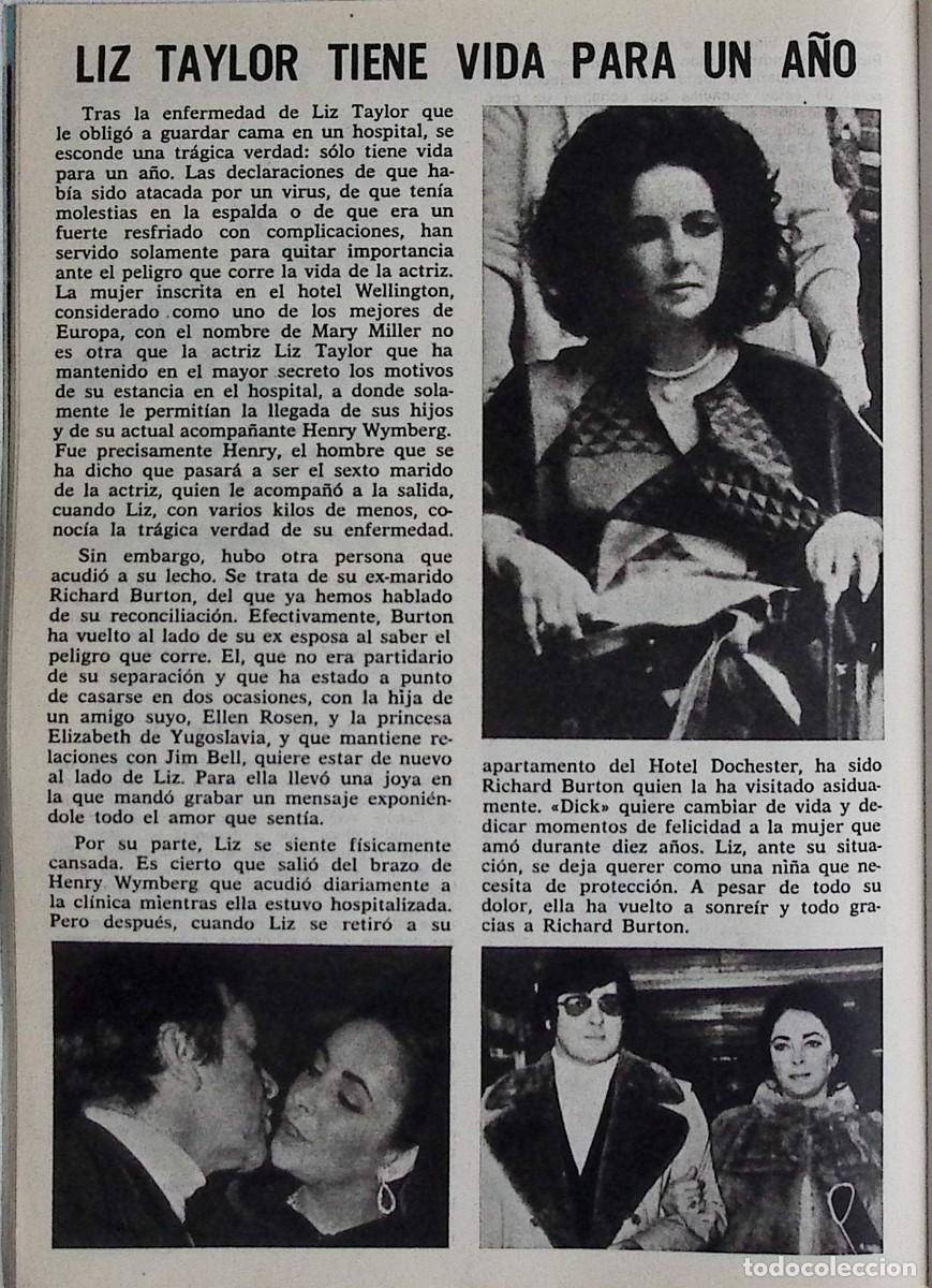 Coleccionismo de Revistas y Peri&oacute;dicos: elizabeth taylor LIZ richard burton