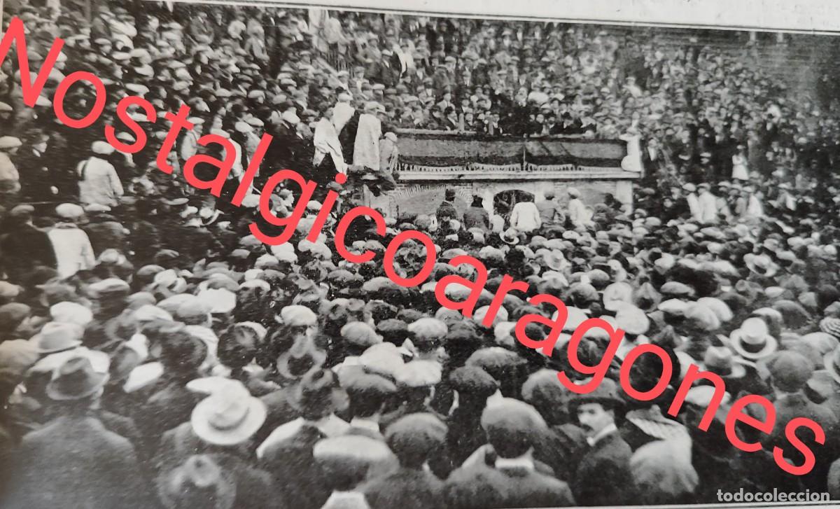 Collezionismo di Riviste e Giornali: Valencia mitin plaza toros pedir Gobierno perdon Dr Alegre medico El Pozo foto revistasiglo XX 191Q