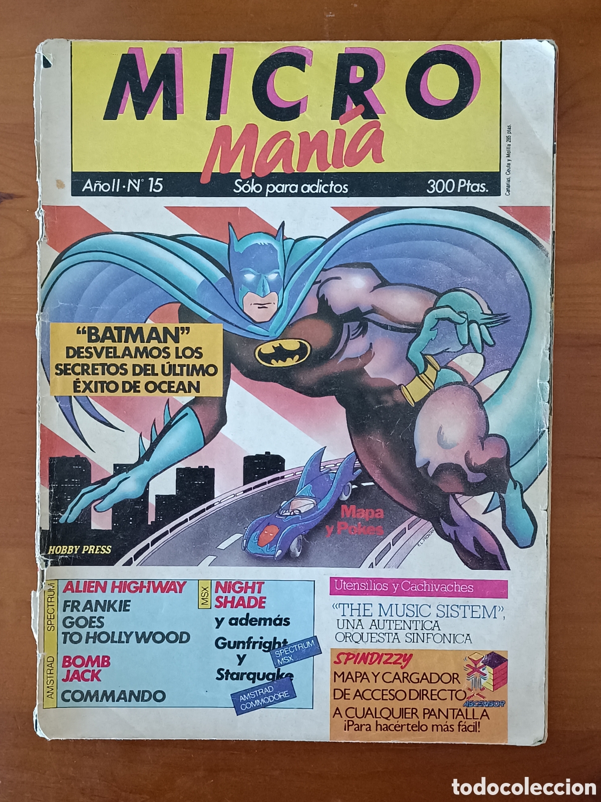 Coleccionismo de Revistas y Peri&oacute;dicos: Revista Microman&iacute;a, a&ntilde;o II, n&uacute;m 15