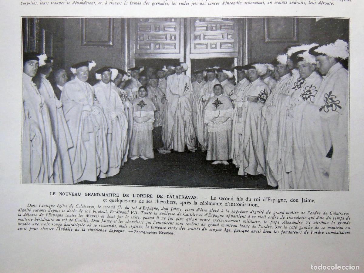 Coleccionismo de Revistas y Peri&oacute;dicos: LE NOUVEAU GRAN-MAITRE DE L'ORDRE DE CALATRAVAS. Le second fils du roi d'Espagne, don Jaime. 1931.