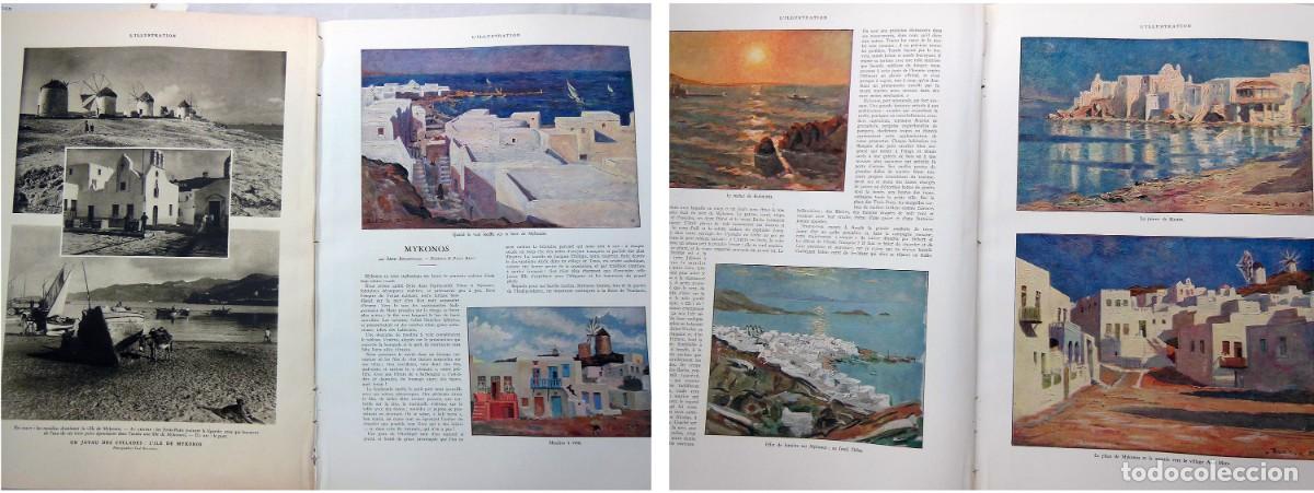 Coleccionismo de Revistas y Peri&oacute;dicos: MYKONOS. 1931. L'Illustration. Fred BOISSONNAS (texto), Paul BRET (Peintures)