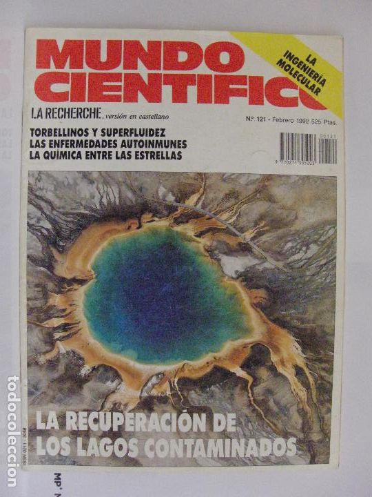 Collection Magazines and Newspapers: MUNDO CIENTIFICO n&ordm; 121 - Febrero 1992 - LA RECUPERACION DE LOS LAGOS CONTAMINADOS