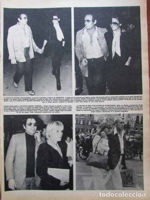 Sammeln von Zeitschriften und Zeitungen: RECORTE REVISTA HOLA N&ordm; 1627 1975 CLAUDIA CARDINALE, ROBERT HOSSEIN, MAX VON SYDOW. JACKIE ONASSIS