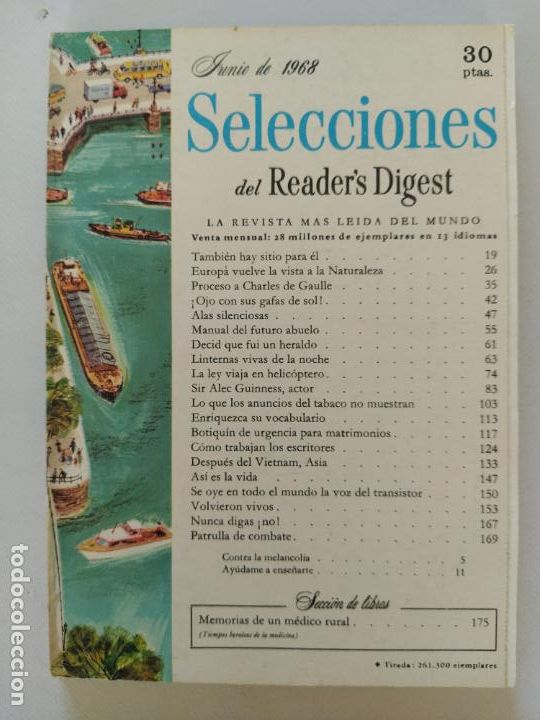 Collection Magazines and Newspapers: SELECCIONES DEL READER'S DIGEST N&ordm; 331 - JUNIO DE 1968 (299)
