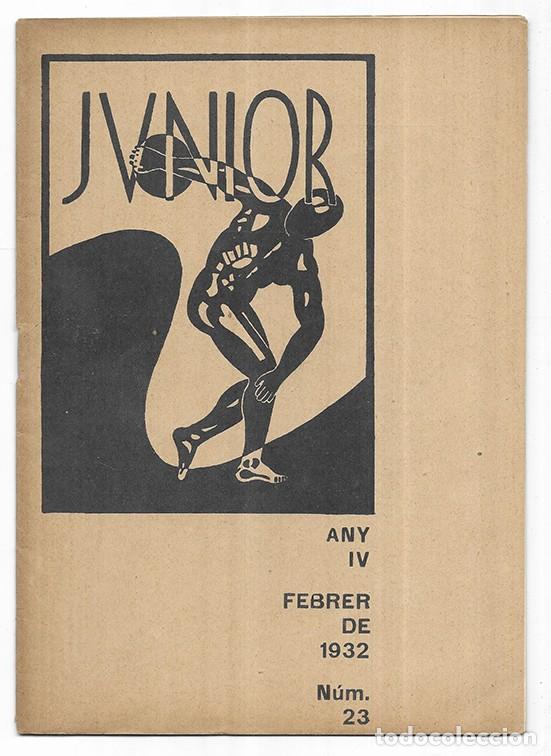 Coleccionismo de Revistas y Peri&oacute;dicos: Junior n&ordm; 23 Revista portaveu dels alumnes de la M&uacute;tua Escolar Banquerna. Febrer de 1932