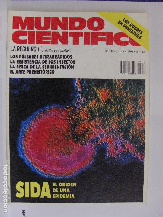 Collection Magazines and Newspapers: MUNDO CIENTIFICO n&ordm; 117 - Octubre 1991 - SIDA EL ORIGEN DE UNA PANDEMIA