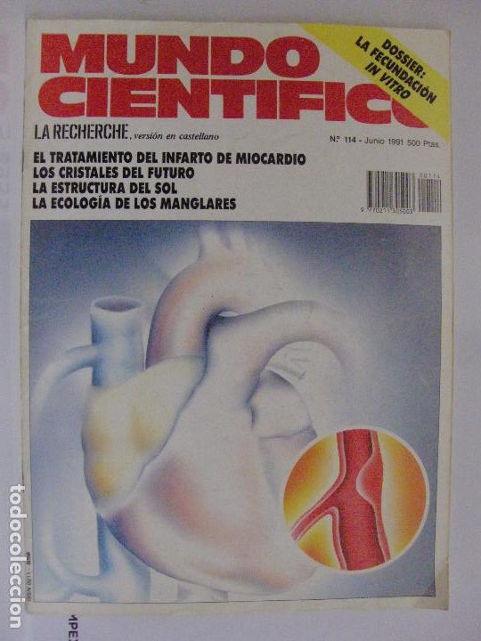 Collection Magazines and Newspapers: MUNDO CIENTIFICO n&ordm; 114 - Junio 1991 - EL TRATAMIENTO DEL INFARTO DE MIOCARDIO