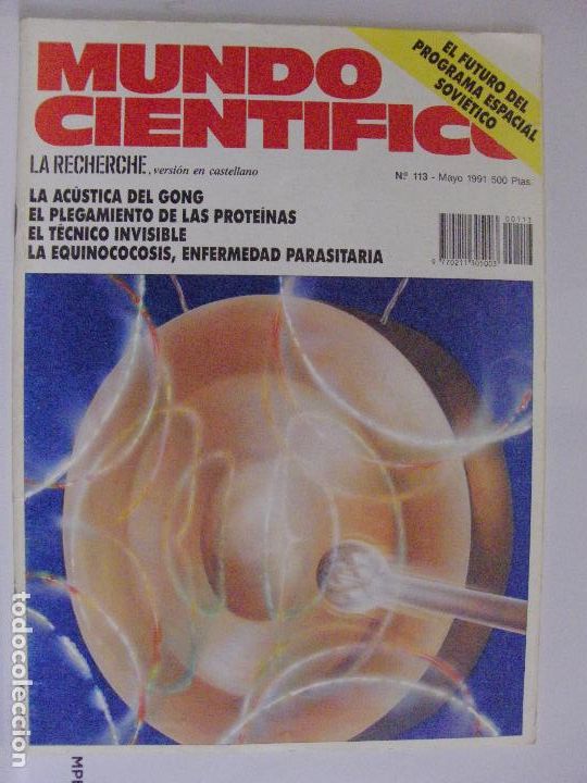 Collection Magazines and Newspapers: MUNDO CIENTIFICO n&ordm; 113 - Mayo 1991 - LA ACUSTICA DEL GONG