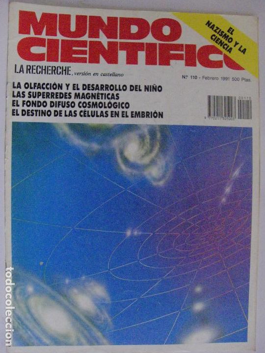 Collection Magazines and Newspapers: MUNDO CIENTIFICO n&ordm; 110 - Febrero 1991 - EL FONDO DIFUSO COSMOLOGICO