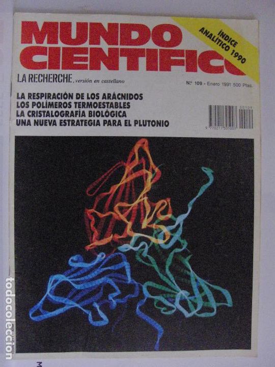 Collection Magazines and Newspapers: MUNDO CIENTIFICO n&ordm; 109 - Enero 1991 - LA CRISTALOGRAFIA BIOLOGICA