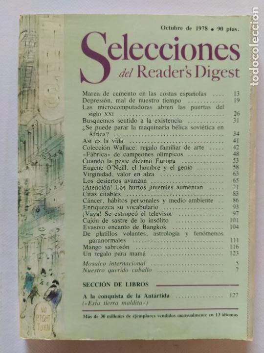 Collection Magazines and Newspapers: SELECCIONES DEL READER'S DIGEST N&ordm; 455 - OCTUBRE DE 1978 (299)