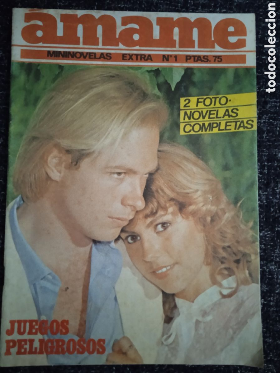 Coleccionismo de revistas y peri&oacute;dicos: FOTONOVELA AMAME, JUEGOS PELIGROSOS - ISABELLA FERRARI
