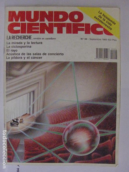 Collection Magazines and Newspapers: MUNDO CIENTIFICO n&ordm; 94 - Septiembre 1989 - ACUSTICA DE LAS SALAS DE CONCIERTO