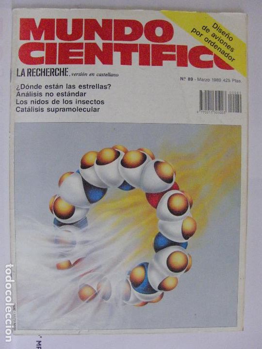Collection Magazines and Newspapers: MUNDO CIENTIFICO n&ordm; 89 - Marzo 1989 - CATALISIS SUPRAMOLECULAR