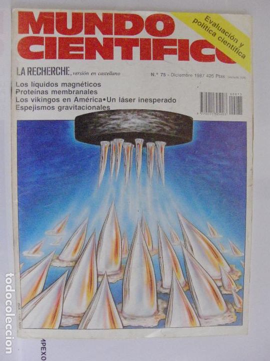 Collection Magazines and Newspapers: MUNDO CIENTIFICO n&ordm; 75 - Diciembre 1987 - LOS LIQUIDOS MAGNETICOS