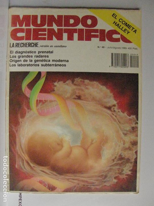 Collection Magazines and Newspapers: MUNDO CIENTIFICO n&ordm; 49 - Julio/Agosto 1985 - EL DIAGNOSTICO PRENATAL