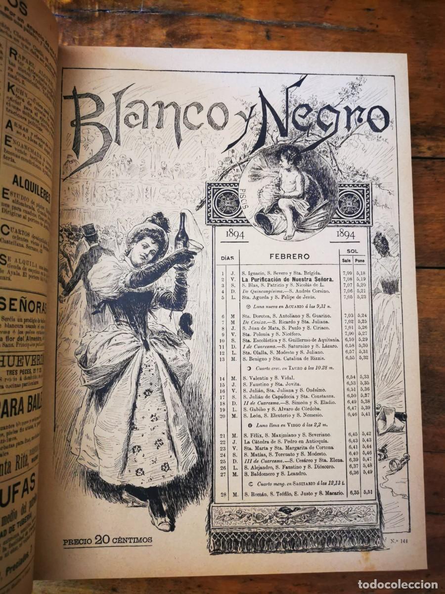 Coleccionismo de revistas y peri&oacute;dicos: BLANCO y Negro: revista ilustrada. A&ntilde;o 1894. N&ordm;. 142-191
