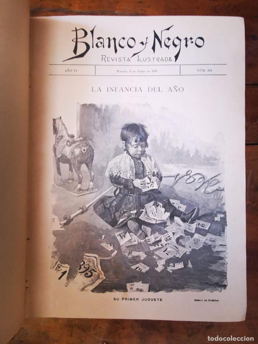 Coleccionismo de revistas y peri&oacute;dicos: BLANCO y Negro: revista ilustrada. A&ntilde;o 1896. N&ordm;. 244-295
