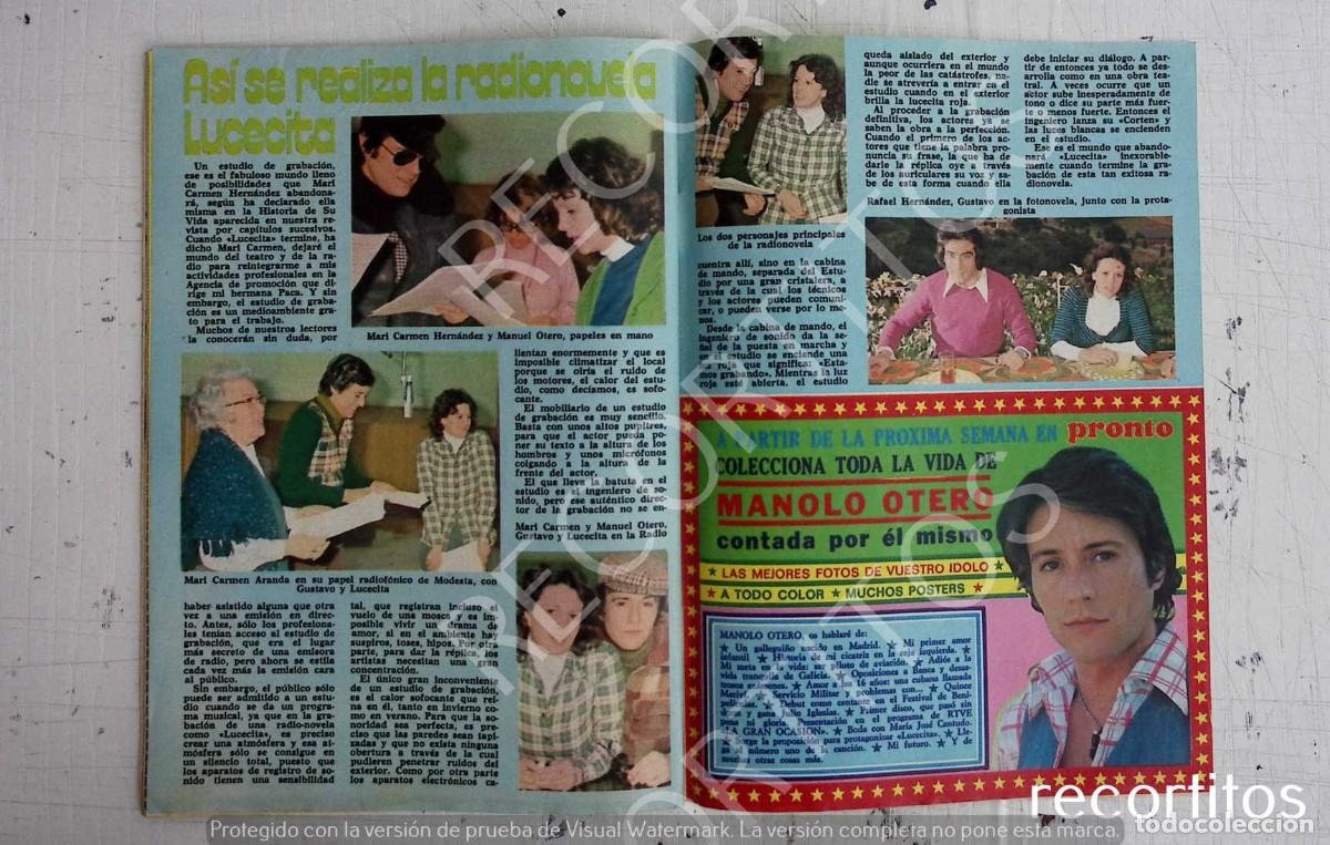 Colecionismo de Revistas e Jornais: manolo otero maria jose cantudo LUCECITA MARI CARMEN HERNANDEZ