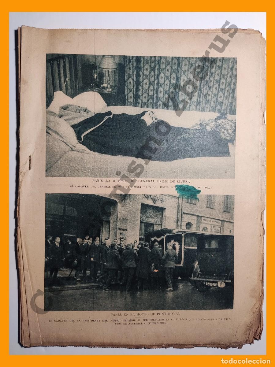 Coleccionismo de Revistas y Peri&oacute;dicos: ABC 19 Marzo 1930 - Muerte del General Primo de Rivera - Ruth Chatterton