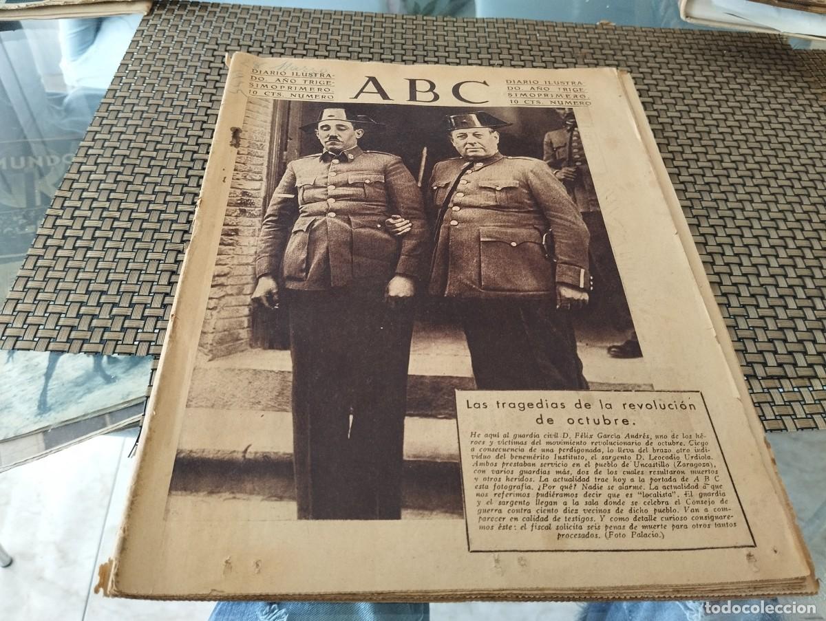 Coleccionismo de Revistas y Peri&oacute;dicos: REVISTA ABC 29 MARZO 1935 LAS TRAGEDIAS FE LA REVOLUCION DE OCTUBRE
