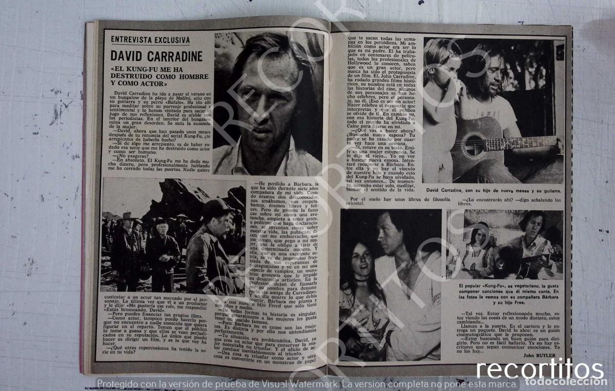Coleccionismo de Revistas y Peri&oacute;dicos: david carradine kung fu