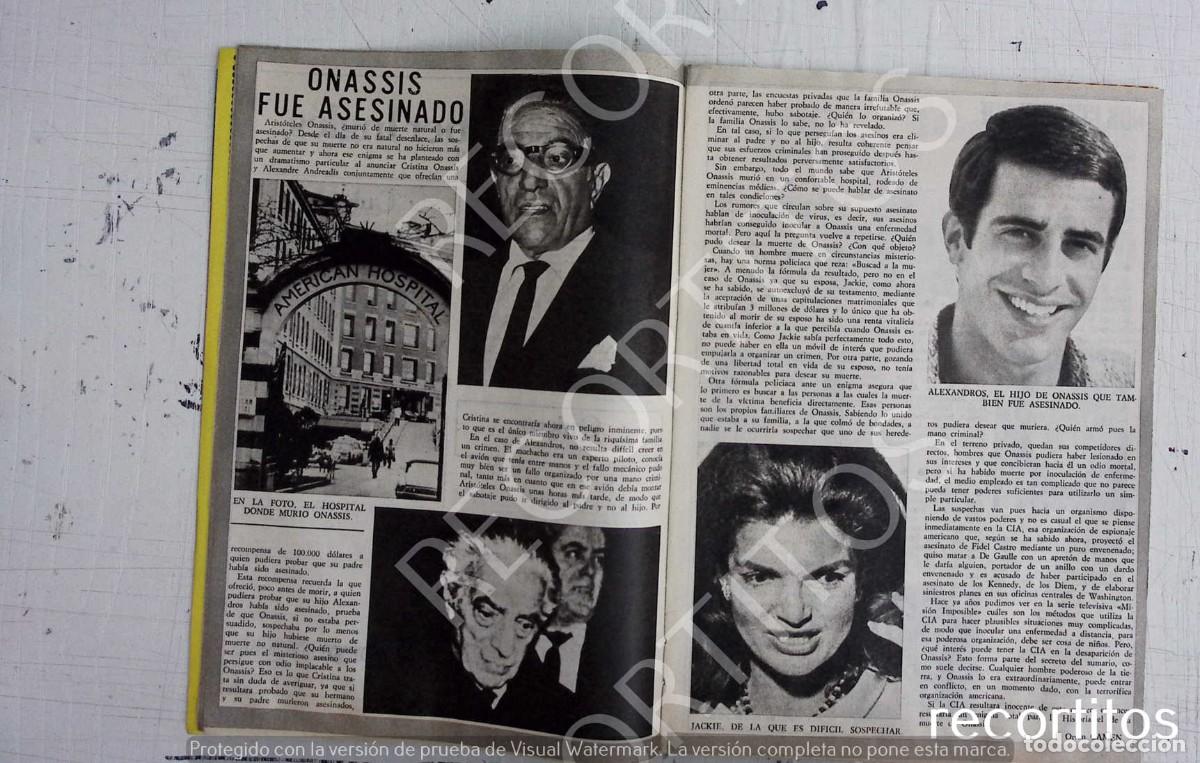Coleccionismo de Revistas y Peri&oacute;dicos: jacqueline kennedy jackie onassis aristoteles ALEX