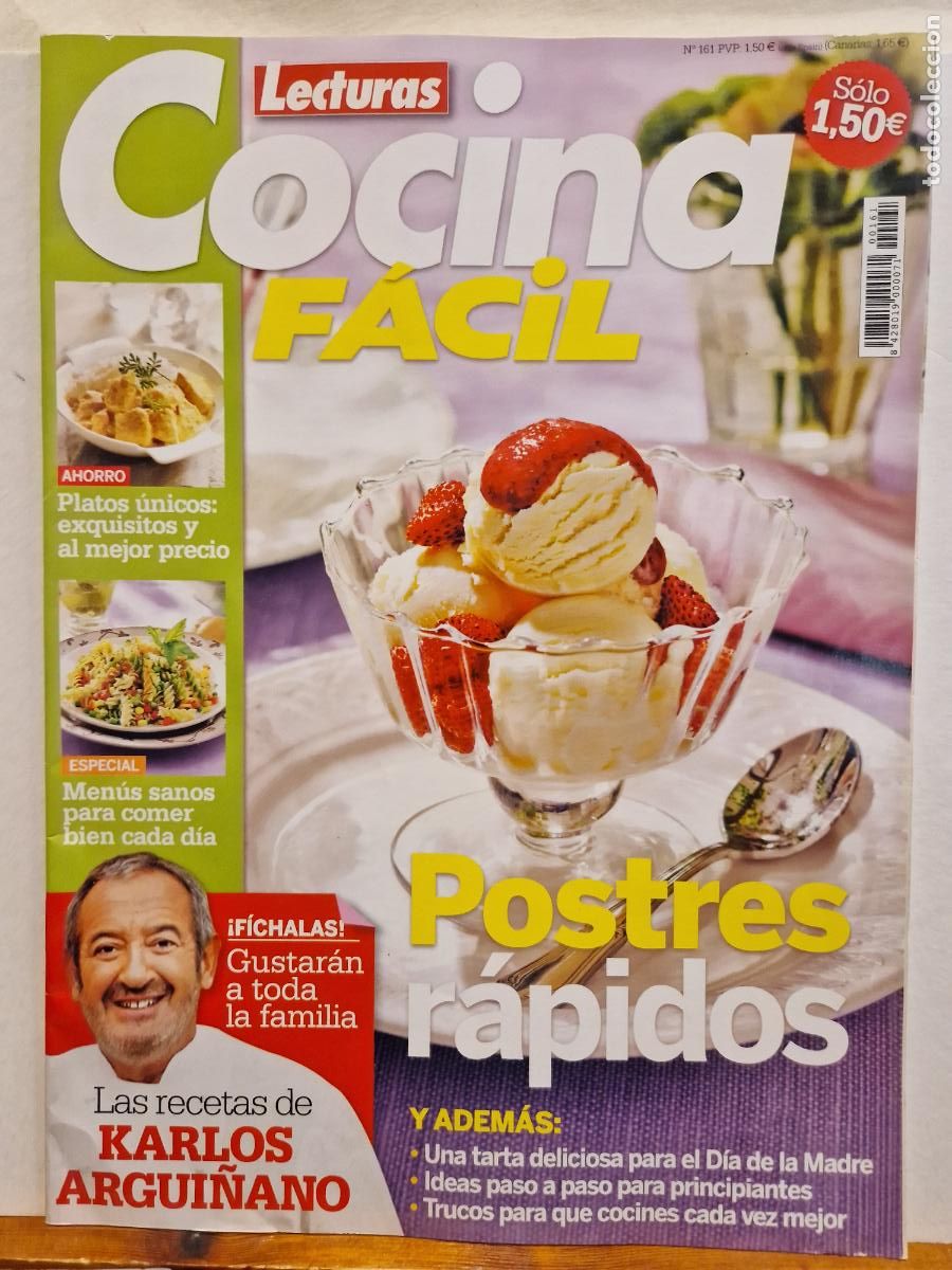 Collectionnisme de Revues et Journaux: REVISTA LECTURAS. COCINA FACIL. POSTRES R&Aacute;PIDOS