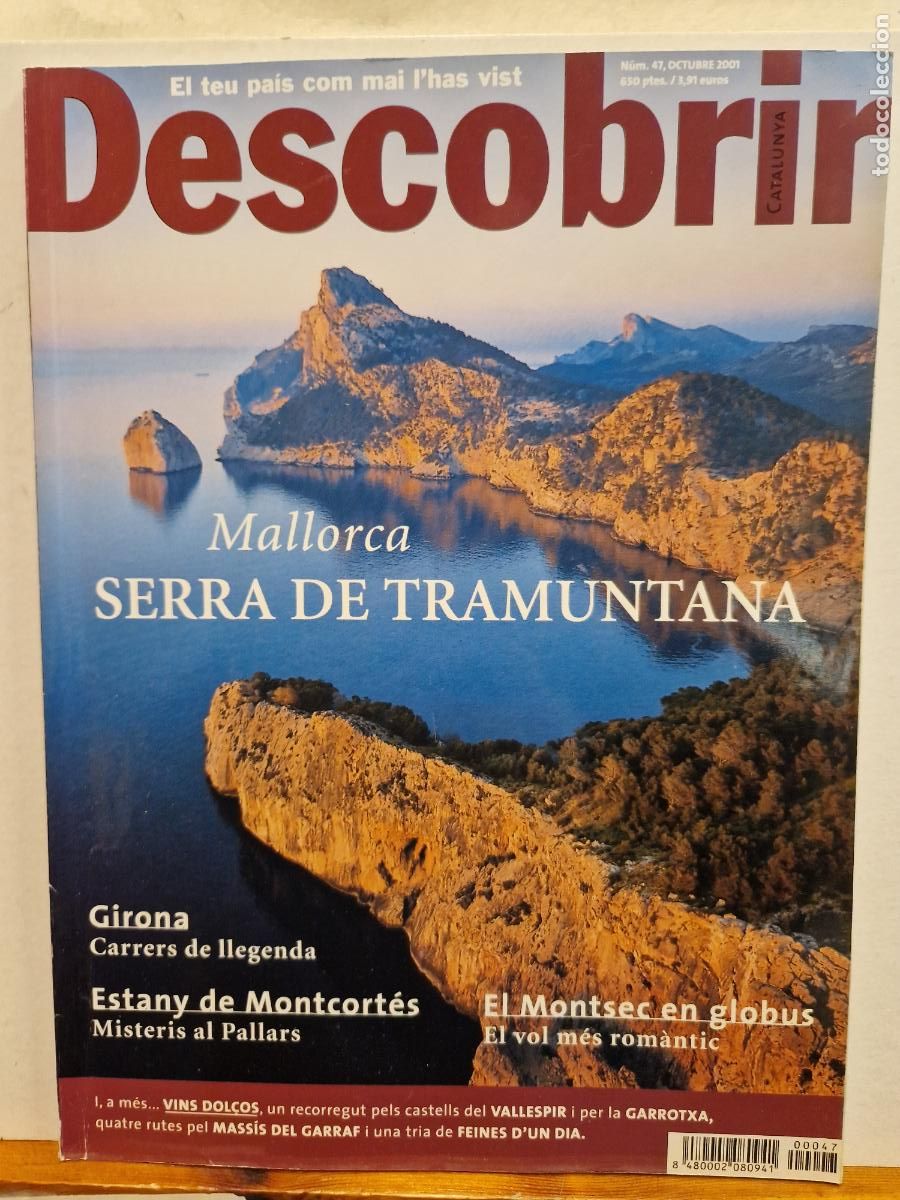 Collectionnisme de Revues et Journaux: REVISTA DESCOBRIR CATALUNYA. MALLORCA SERRA DE TRAMUNTANA. N&Uacute;M 47, OCTUBRE 2001