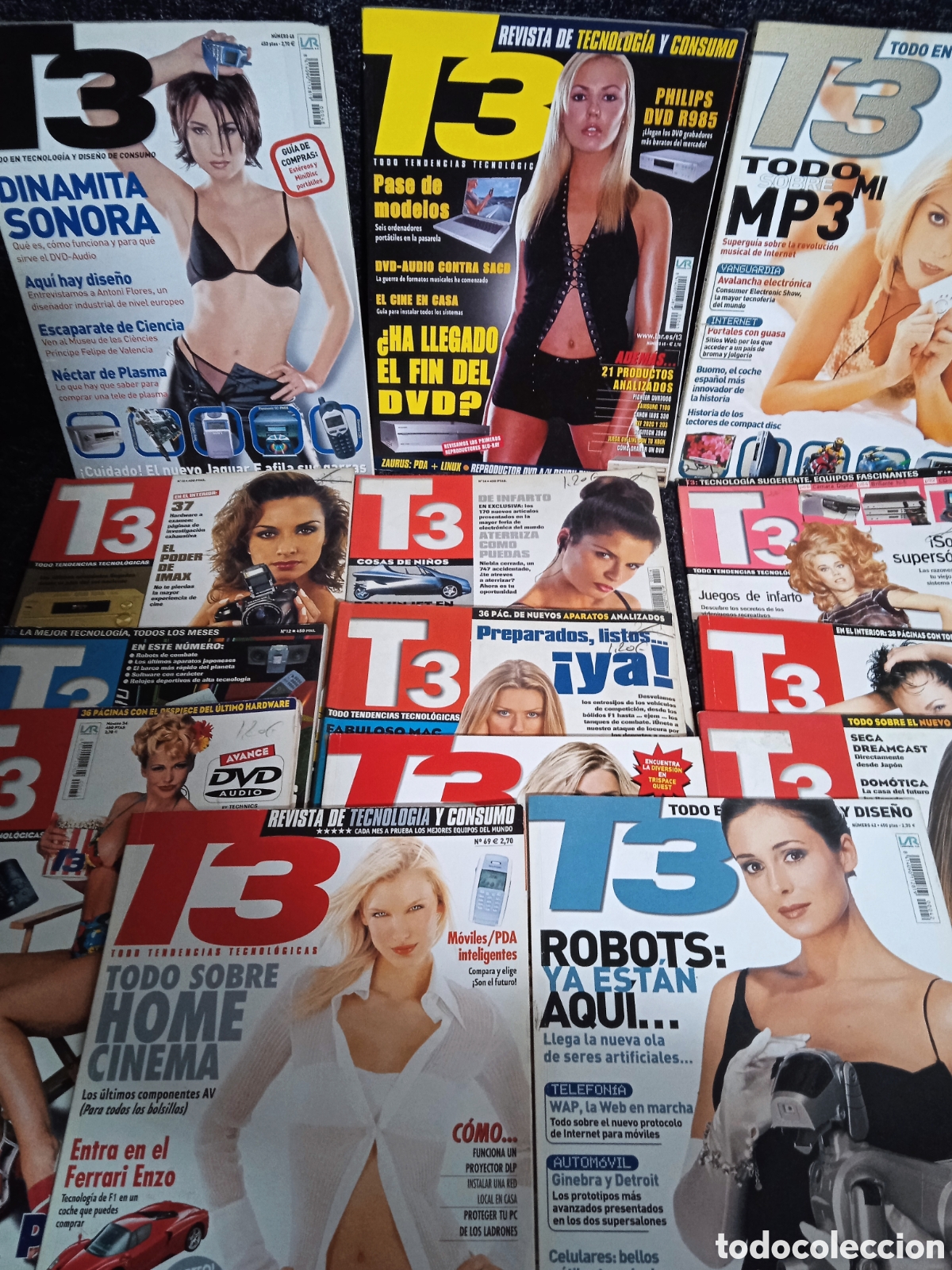 Collezionismo di Riviste e Giornali: T3 TODO TENDENCIAS TECNOLOGICAS - LOTE DE 14 EJEMPLARES