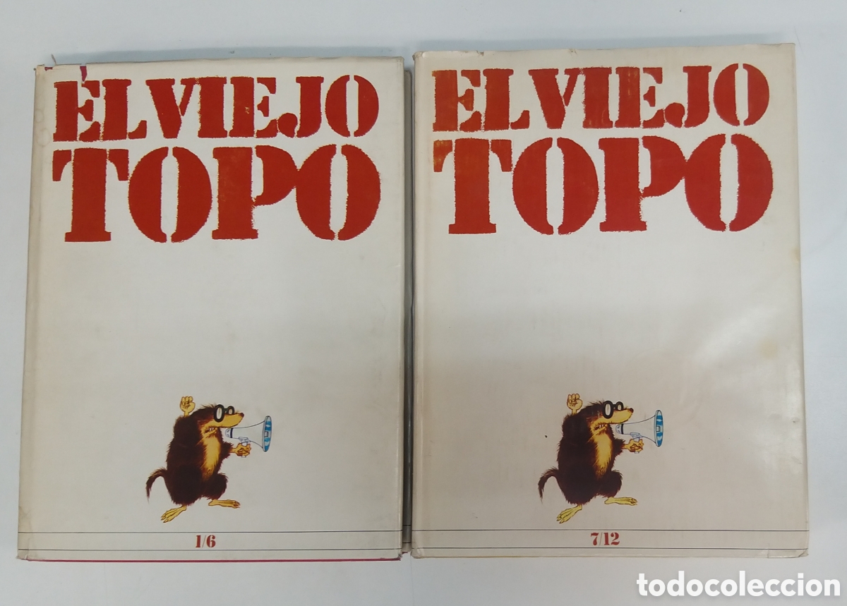 Coleccionismo de revistas y peri&oacute;dicos: EL VIEJO TOPO. Revista 1 al 12. 2 Tomos