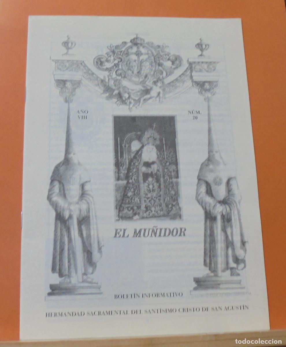 Coleccionismo de Revistas y Peri&oacute;dicos: El Mu&ntilde;idor. N&uacute;m. 20, octubre / 2001. Bolet&iacute;n informativo. Hermandad de Cristo de San Agust&iacute;n