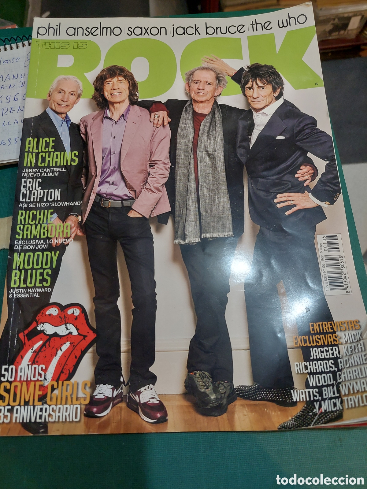 Coleccionismo de Revistas y Peri&oacute;dicos: Revista rock Rolling Stones 50 a&ntilde;os ,Alice in chains,etc Clinton, Richie sombra,modsy blues de