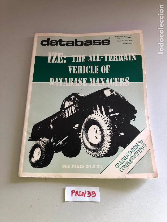 Coleccionismo de revistas y peri&oacute;dicos: Database - Foto 1